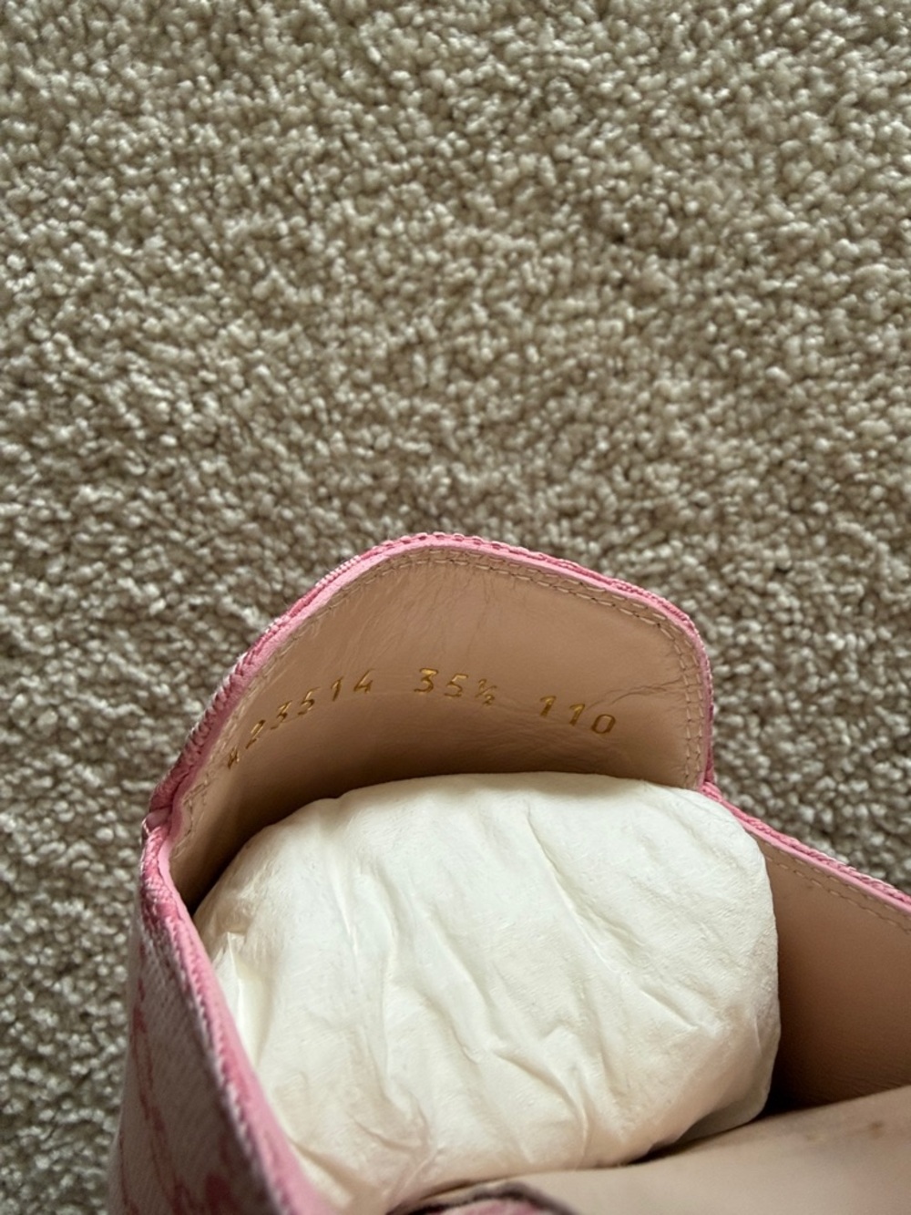 Gucci Pink GG Canvas Women’s Horsebit Slippers - Picture 2 of 8